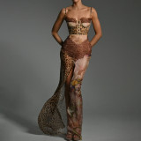 ihoov's Daring Cut-Out Lace Maxi Dress for the Fearless Femme