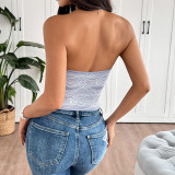 Lace Trimmed Goddess Corset Top