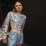 ihoov's Irresistible Sequined Asymmetrical Dress Women