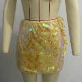 ihoov's Exclusive Sequined Bodycon Mini Skirt
