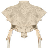 ihoov's Exclusive Sleeveless Belted Lace Top & Pant Set