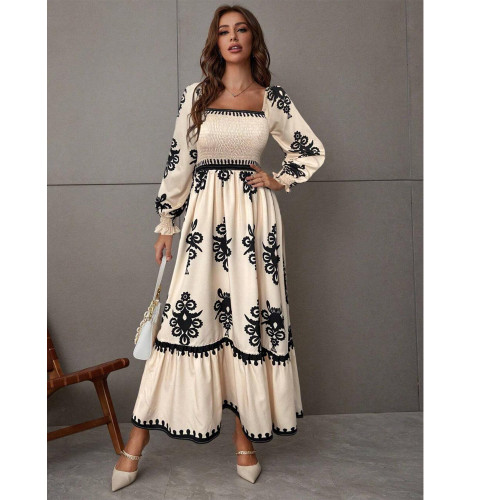 Elegant Floral Maxi Dress