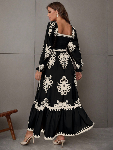 Elegant Floral Maxi Dress