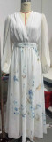 Unique Floral Maxi Dress