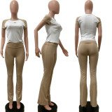 ihoov Color Block Dance Yoga 2-Piece Set