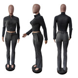  ihoov RinseWave Pants Set - Model Wearing the Set, Full Length with Stylish Pose 