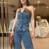 ihoov's Camisole Stretch Long Pants Casual Set