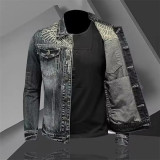 Vintage Inspired Motorcycle Denim Jacket