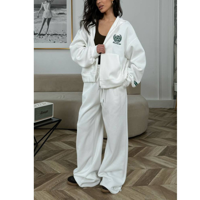 2025 Short Jacket & Wide Leg Pants 2-Piece Set for Women