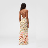 Hand-Embroidered Lace Mermaid Gown with Halter Neck