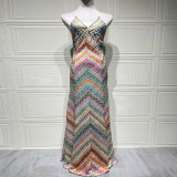 Hand-Embroidered Lace Mermaid Gown with Halter Neck