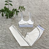 Sleeveless High-Waist Tummy Control Yoga Set with Lifting Effect