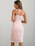 Sequin Sling Bodycon Dresses