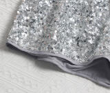 Glitter Sequin High-Waist Shorts