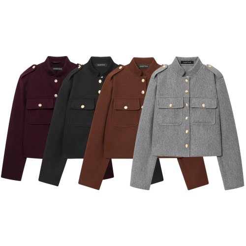 Women's Soft Short Jacket | Classic Fashion Bomber