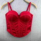 Asymmetric Bustier Tops