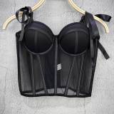 IHOOV Strappy Boned Bustier Top