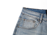 LOSTSHDWS Classic Embroidered Logo Casual Unisex Flared Denim Jeans