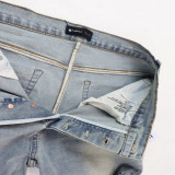 Men's Slim Fit Ripped Stretch Denim Jeans