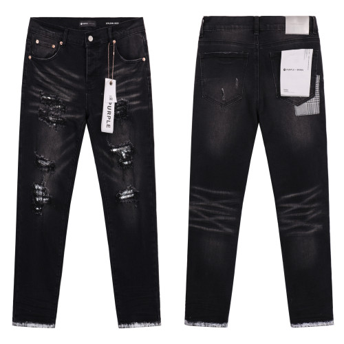 Men's Slim Fit Ripped Stretch Denim Jeans