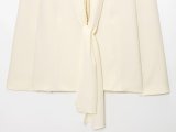 Light Scarf Lapel Blazer with Straight Leg Pants Set