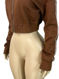 Fleece-Lined Embroidered Baseball Jacket