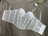 Lace Shapewear Sexy Bustier Top Sleeveless Front Long Back Short Belly Control Corset