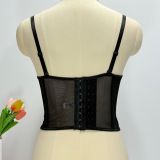 Lace Rhinestone Push-Up Shapewear Bustier Corset