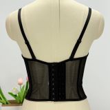 Lace Shapewear Sexy Bustier Top Sleeveless Front Long Back Short Belly Control Corset