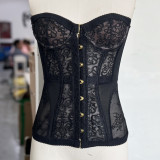 Sexy Hollow-Out Corset Bustier Top