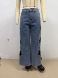 Five-Star Denim Pants