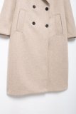 Luxury Double-Faced Wool Blend Trench Coat