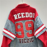 Denim Patchwork Shirt Jacket