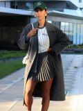 Luxury Double-Faced Wool Blend Trench Coat