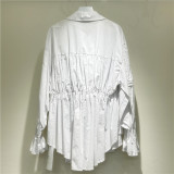 Women's Denim Patchwork Shirt