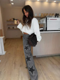Five-Star Denim Pants