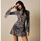 Double Layer Mesh A-Line Dress