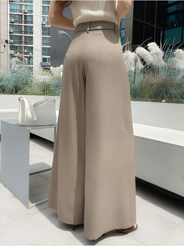 Loose Fit Wide Leg Casual Pants for Women