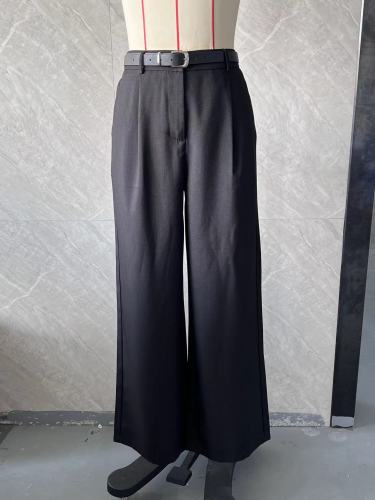 Women's Elegant Drape Tailored Pants