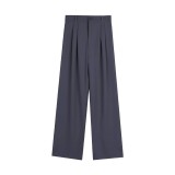 Women's High Waist Wide Leg Dressy Casual Trousers