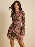 Double Layer Mesh A-Line Dress