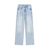 High-Rise Tapered Denim Jeans