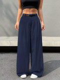 Women's Elegant Drape Tailored Pants