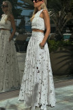 Bohemian Lace Hollow-Out Two-Piece Set