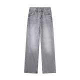 High-Rise Tapered Denim Jeans