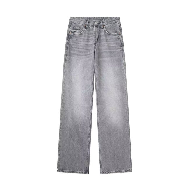 High-Rise Tapered Denim Jeans