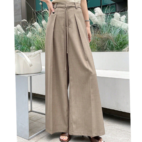 Loose Fit Wide Leg Casual Pants for Women