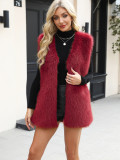 Warm Fashionable Faux Sherling Vest