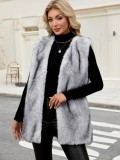Warm Fashionable Faux Sherling Vest