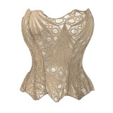 Fashion Asymmetrical Lace Shapewear Bustier Tops